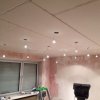abgehaengte Decke mit Lichtspots